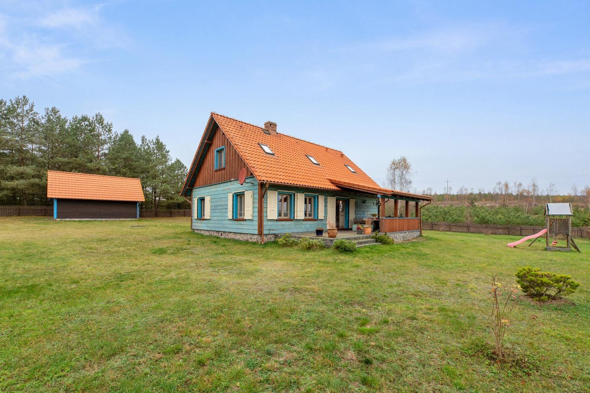Lesny Dworek Sominy - Dom Z Sauna I Kominkiem Exterior foto